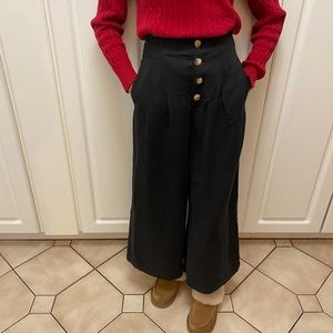 Zara TRF Wide pants with buttons